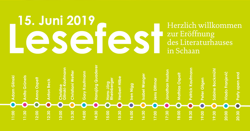 Lesefest mit Liechtensteiner Autor*innen